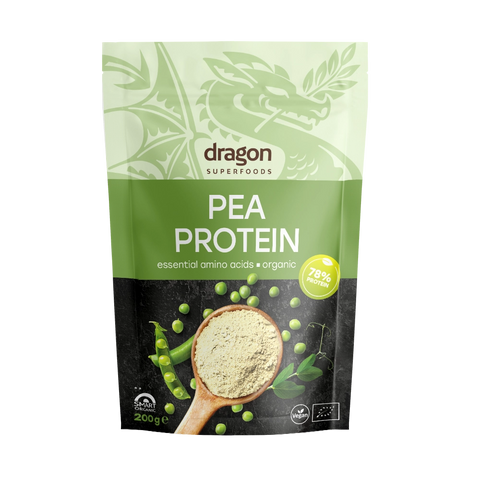Proteină din mazăre BIO, 200 g, Dragon Superfoods