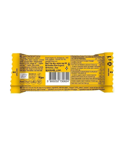 Baton BIO raw cu mango