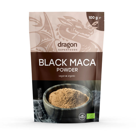 Pudră de maca neagră BIO, 100 g, Dragon Superfoods