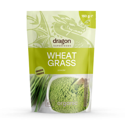 Pudră de iarbă de grâu BIO, 150 g, Dragon Superfoods