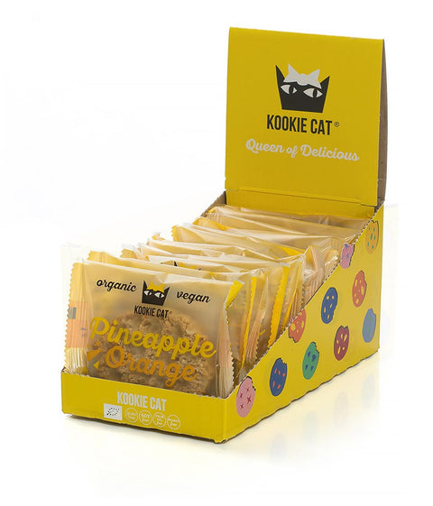 Biscuit BIO cu ananas și portocală – Kookie Cat