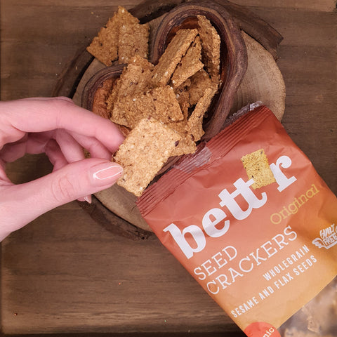 Cutie mixtă cu crackers integrali cu semințe BIO Bett’r