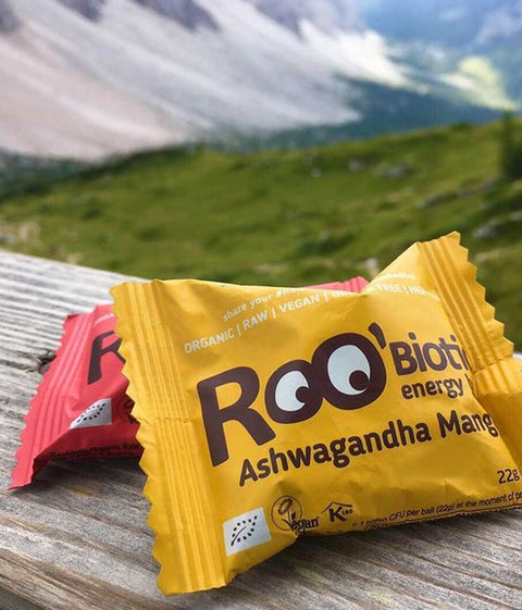 Biluță BIO cu ashwagandha și mango, cu culturi vii