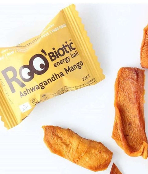 Biluță BIO cu ashwagandha și mango, cu culturi vii