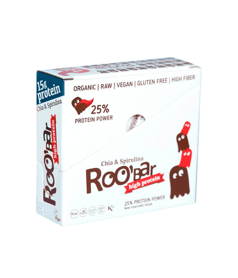Baton BIO proteic cu chia și spirulină