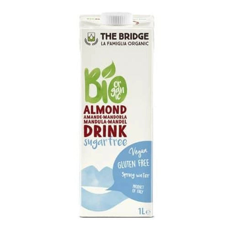 Băutură din migdale fără zahăr și fără gluten (3%) 1L, The Bridge