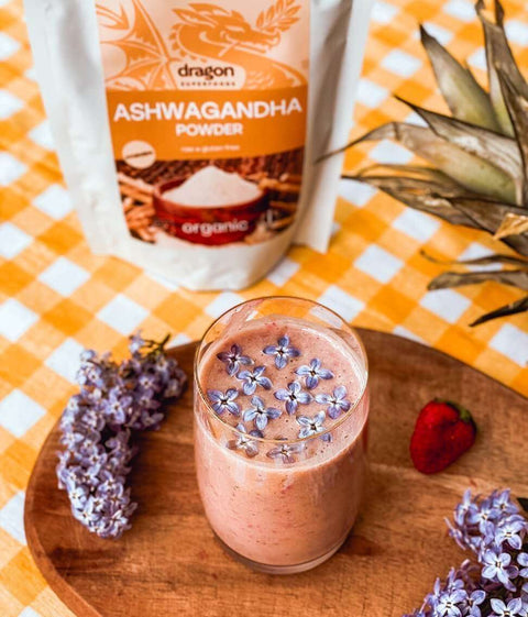 Pudră organică de Ashwagandha