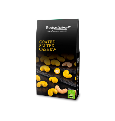 Drajeuri de caju Bio cu cacao, turmeric, ghimbir, lămâie, 60g, Benjamissimo