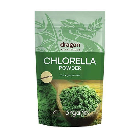 Pudră de Chlorella bio, 200g, Dragon Superfoods