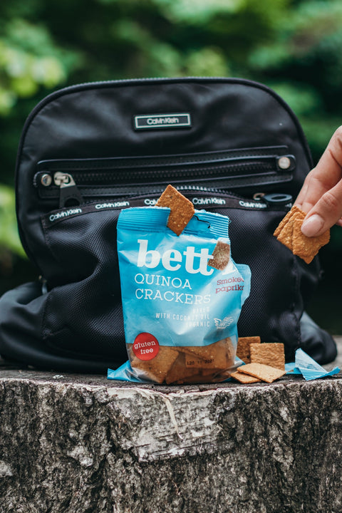 Crackers BIO cu quinoa și boia afumată 