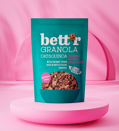 Granola BIO cu migdale și ciocolată