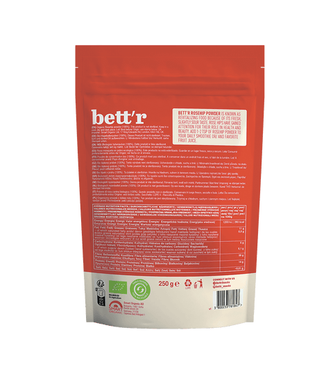 Pulbere BIO de măceșe – 100% naturală
