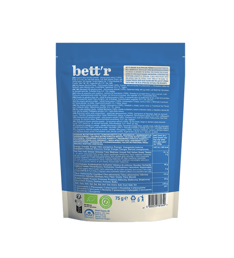 Spirulină albastră BIO pudră