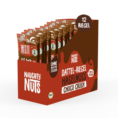 Baton BIO cu curmale, alune de pădure și ciocolată Choco Crush
