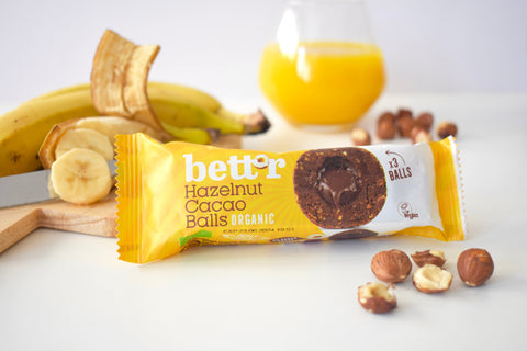Biluțe BIO cu umplutură de alune și cacao