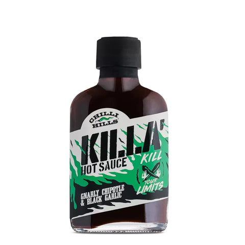 Sos Iute Fermentat Chipotle și Usturoi Negru, 100ml, Chilli Hills