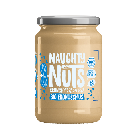 Unt de arahide BIO cu textură crocantă – 100% natural