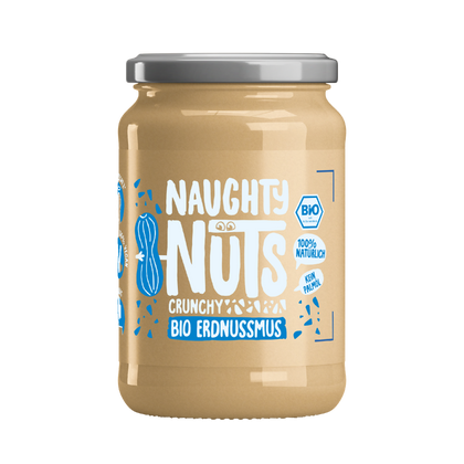Unt de arahide BIO cu textură crocantă – 100% natural