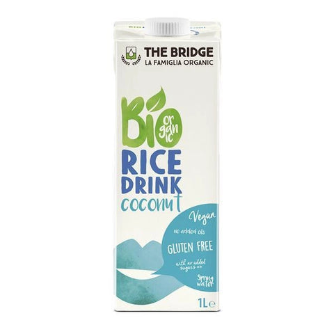 Băutură din orez cu cocos BIO fără gluten 1L, The Bridge