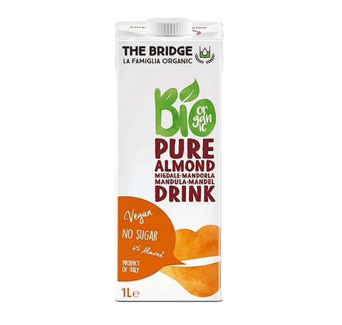 Băutură din migdale BIO 6% fără zahăr și fără gluten 1L, The Bridge