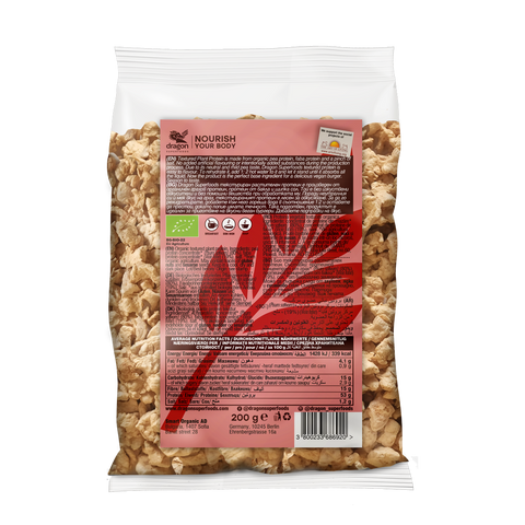 Proteină vegetală BIO mărunțită – Dragon Superfoods