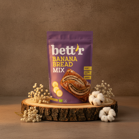 Mix BIO fără gluten pentru banana bread, 300 g, Bett’r
