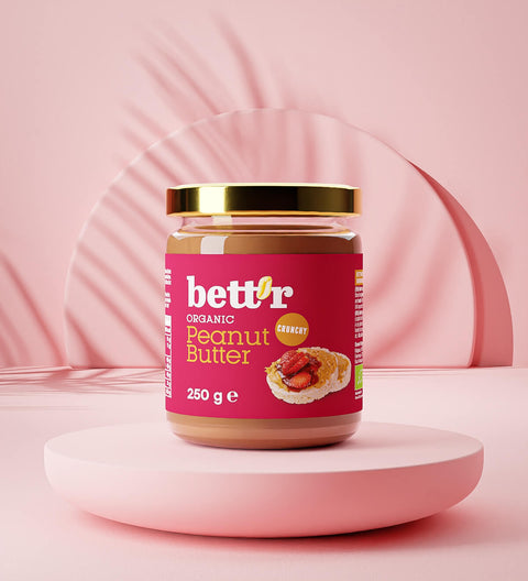 Unt BIO de arahide crunchy – Bett’r