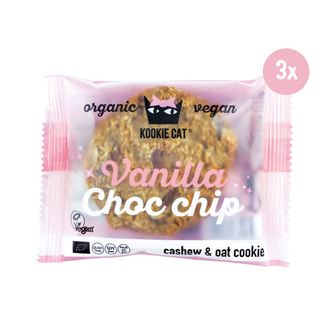 Cutie mixtă cu biscuiți BIO Kookie Cat – 12 bucăți, 5 arome irezistibile