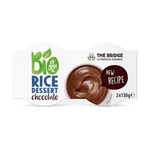 Desert din orez cu ciocolată BIO 2x130g, The Bridge