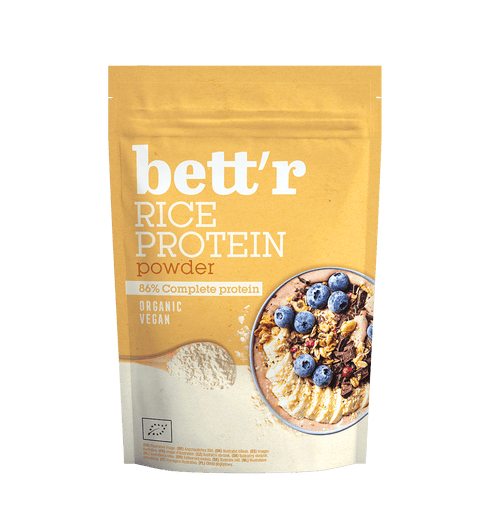 Proteină BIO din orez – 83% proteină, vegană, fără gluten