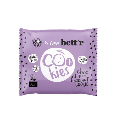 Biscuit BIO cu chipsuri de ciocolată și alune de pădure