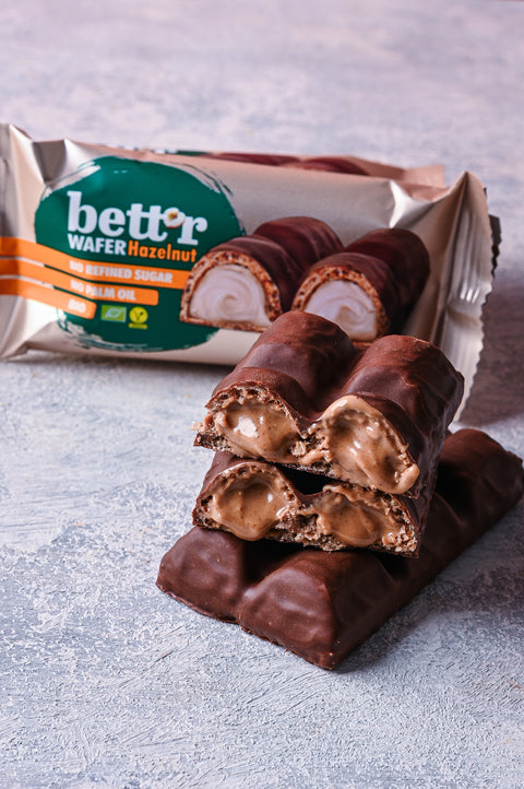 Napolitană Bettr cu umplutură de cremă de alune