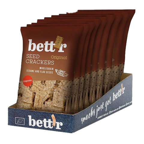 Crackers BIO integrali cu semințe