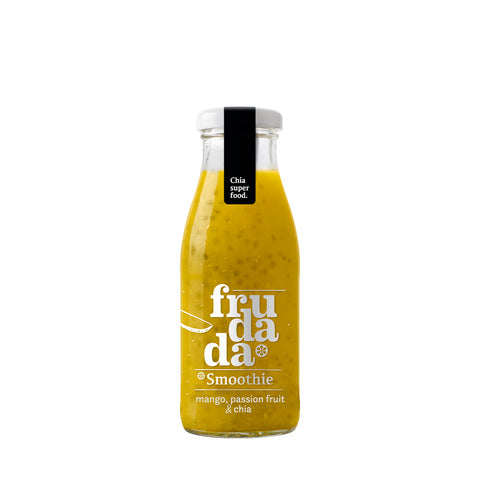 Smoothie Mango, fructul pasiunii și chia, 250 ml, Frudada
