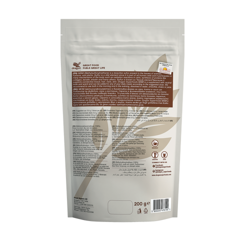  MSM BIO pudră – sursă naturală de sulf organic