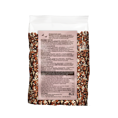 Quinoa organică, tricoloră