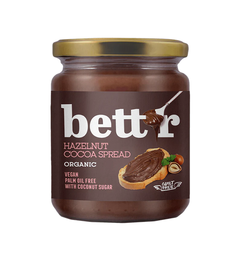 Cremă BIO tartinabilă cu alune de pădure și cacao